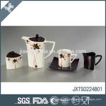 Wholesale stylish decal design table set ceramic turkish style tea set